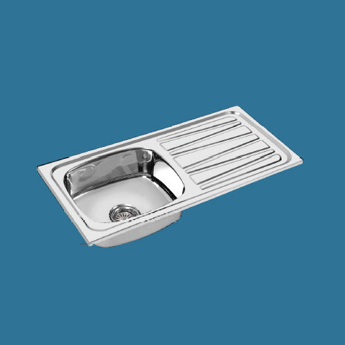 Stainless Steel Drain Board Kitchen Sink - Feature: Rust Proof