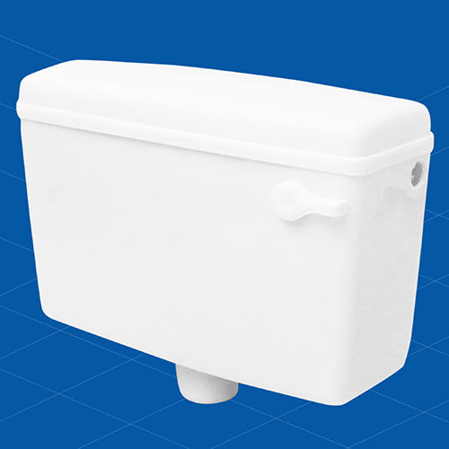 Side Handle Flush Tank - Color: White