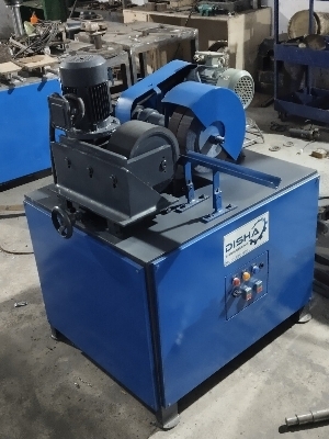 Round Pipe Polishing Machine - Mild Steel, 240x200x220 cm | Semi-Automatic, 50 Pipes/Hour Polishing Capacity, Easy to Operate