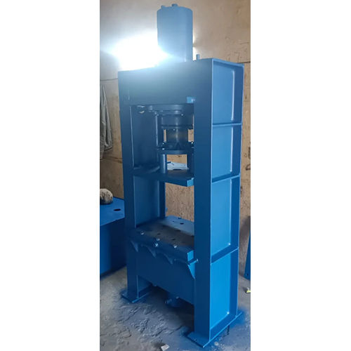 Semi Automatic Hydraulic Power Press Machine - Color: Blue