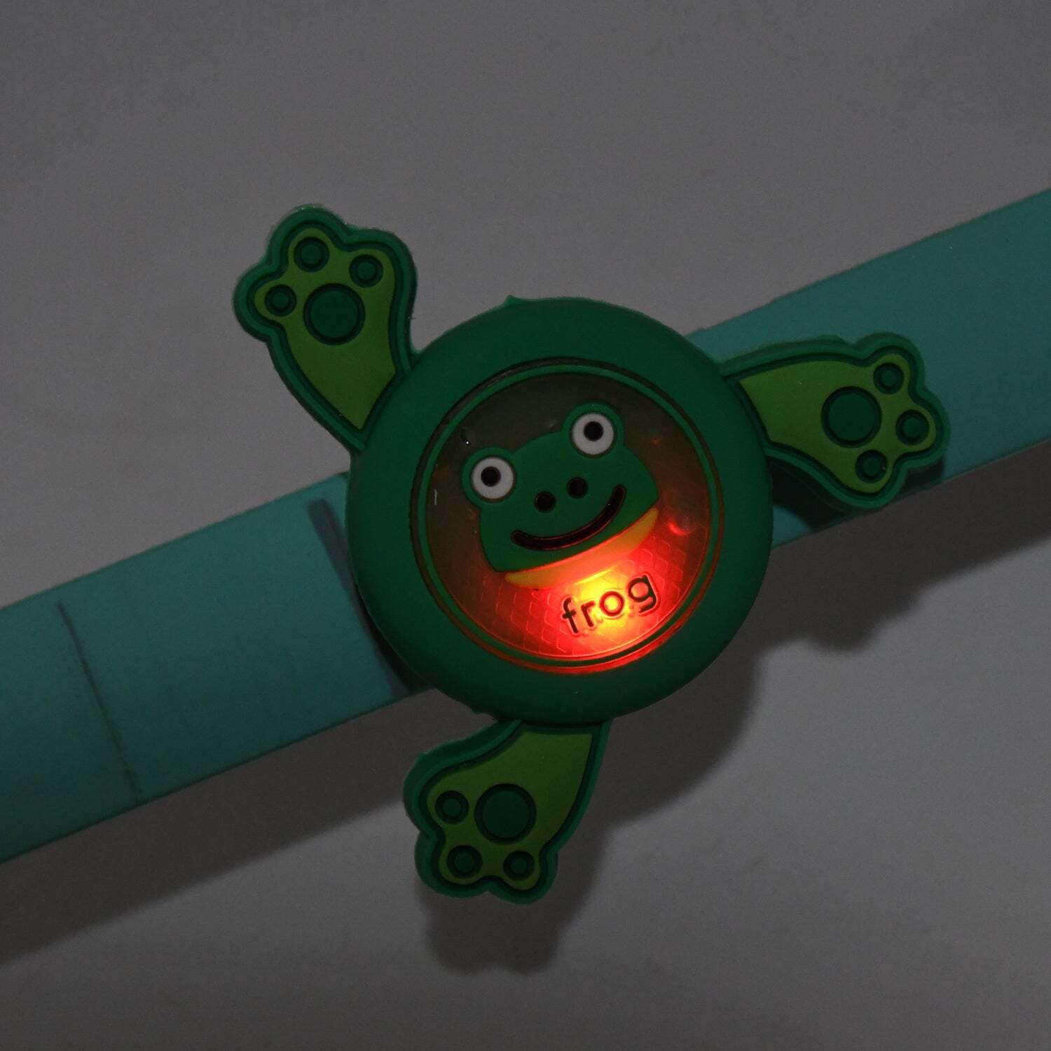 LED Light & Spinning Slap Kids Cartoon Bracelet Wrist Bands