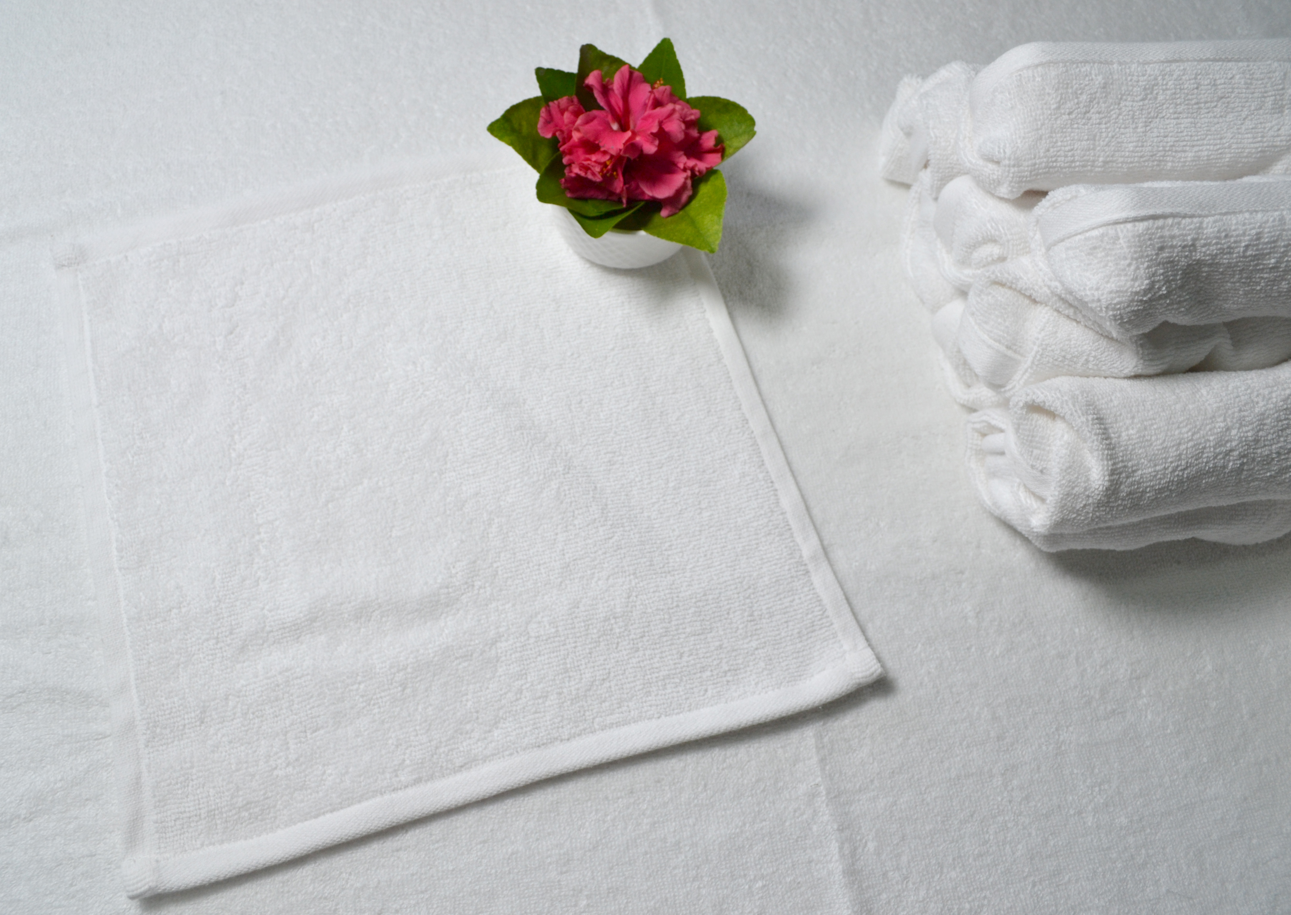 White Hotel Cotton Face Towel