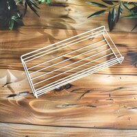 Steel Self-Adhesive Multipurpose Bathroom Shelf with Hookss