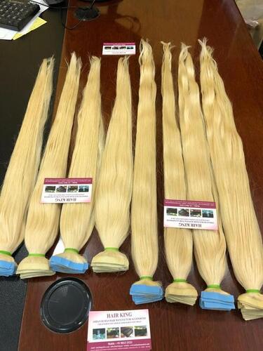 100% TOP QUALITY RAW INDIAN TEMPLE HAIR TAPE HAIR BUNDLES