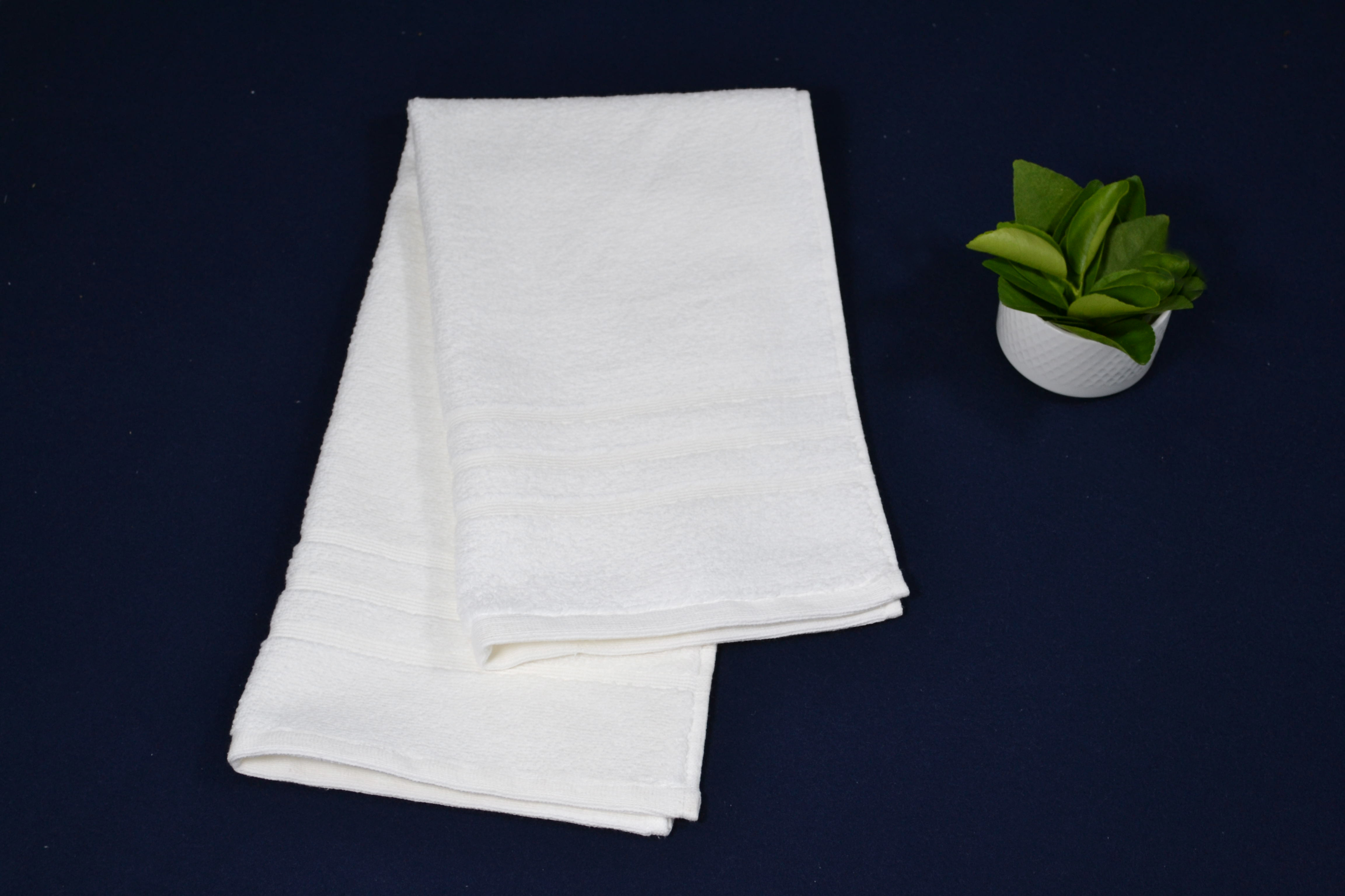 White Hotel Cotton Hand Towel