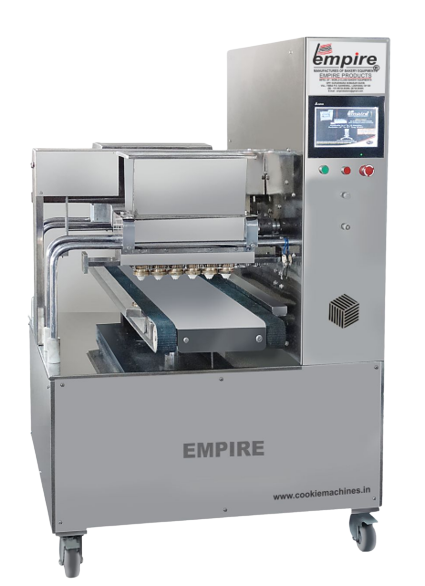 Center Fill Cookie Depositor - 100 Kg/hr Capacity, Electric Powered And Computerized With Adjustable Filling Height And Multifunctional Attachments