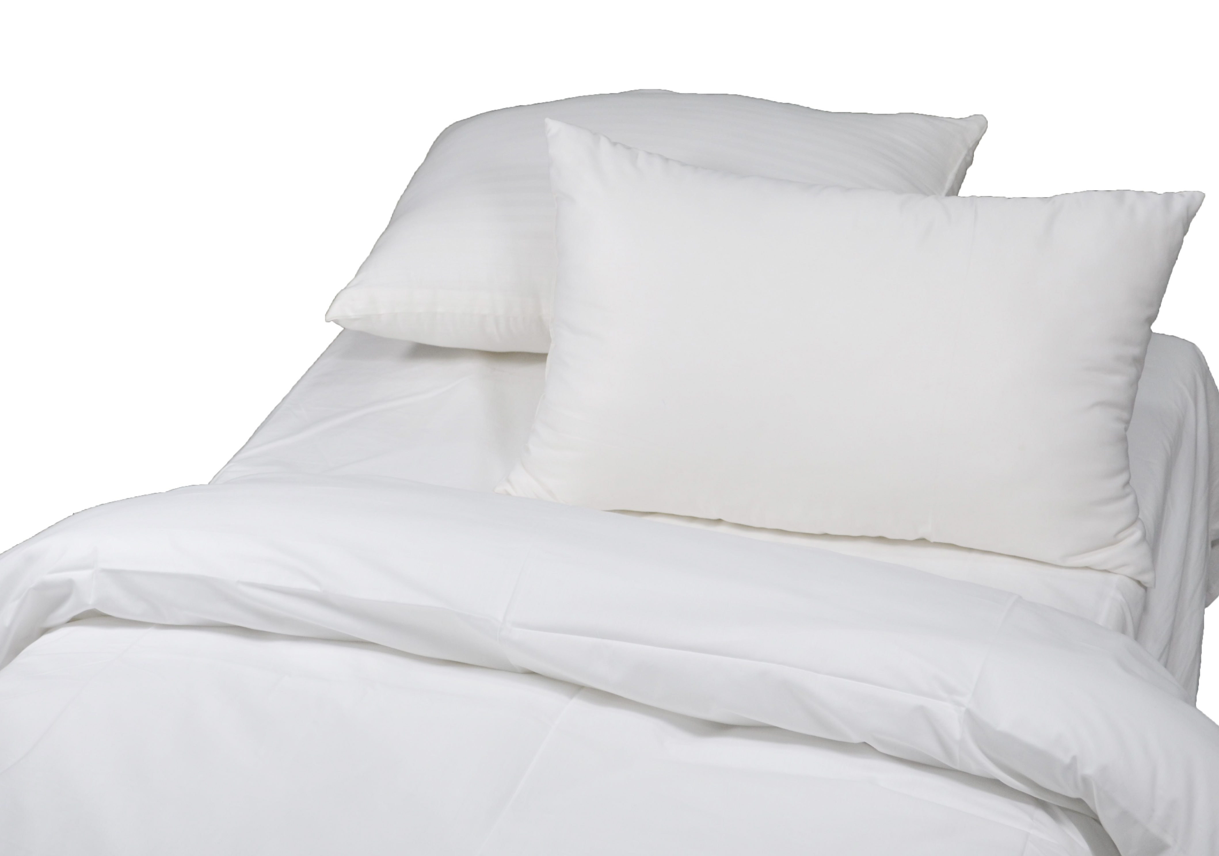 Hotel Satin Stripe Duvet Cover - 100% Cotton, Double Size 102x92 Inches, White Striped Design | Breathable, Quick Dry, 350 Thread Count