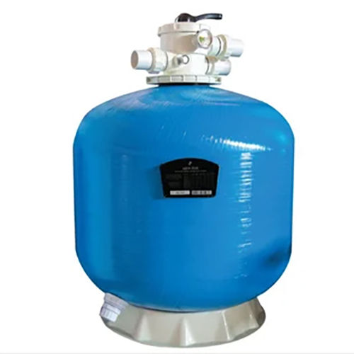 Top Mount Swimming Pool Sand Filter - Color: Blue