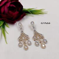 American Diamond  Earring & Glass Stone Elegance