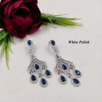 American Diamond  Earring & Glass Stone Elegance