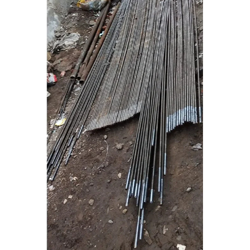 MS Bracing Rod - Mild Steel, 8-Inch Round | Coated Finish for Rust and Corrosion Resistance, Ideal for Heavy-Duty Industrial Support