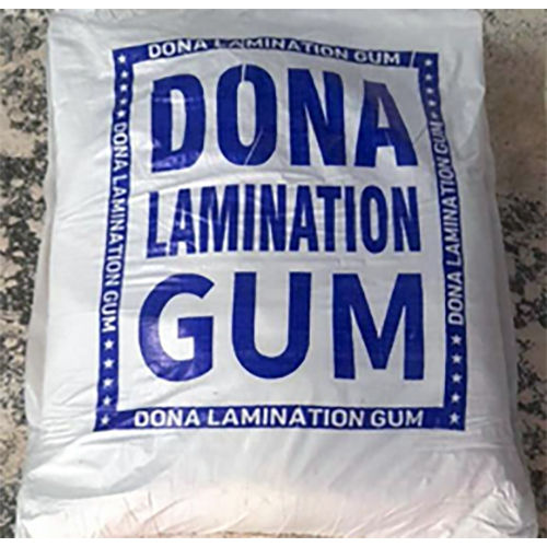 Paper Plate (Dona) Gum Powder For Aluminium Foil, Bopp, Polyester Film - Grade: Industrial