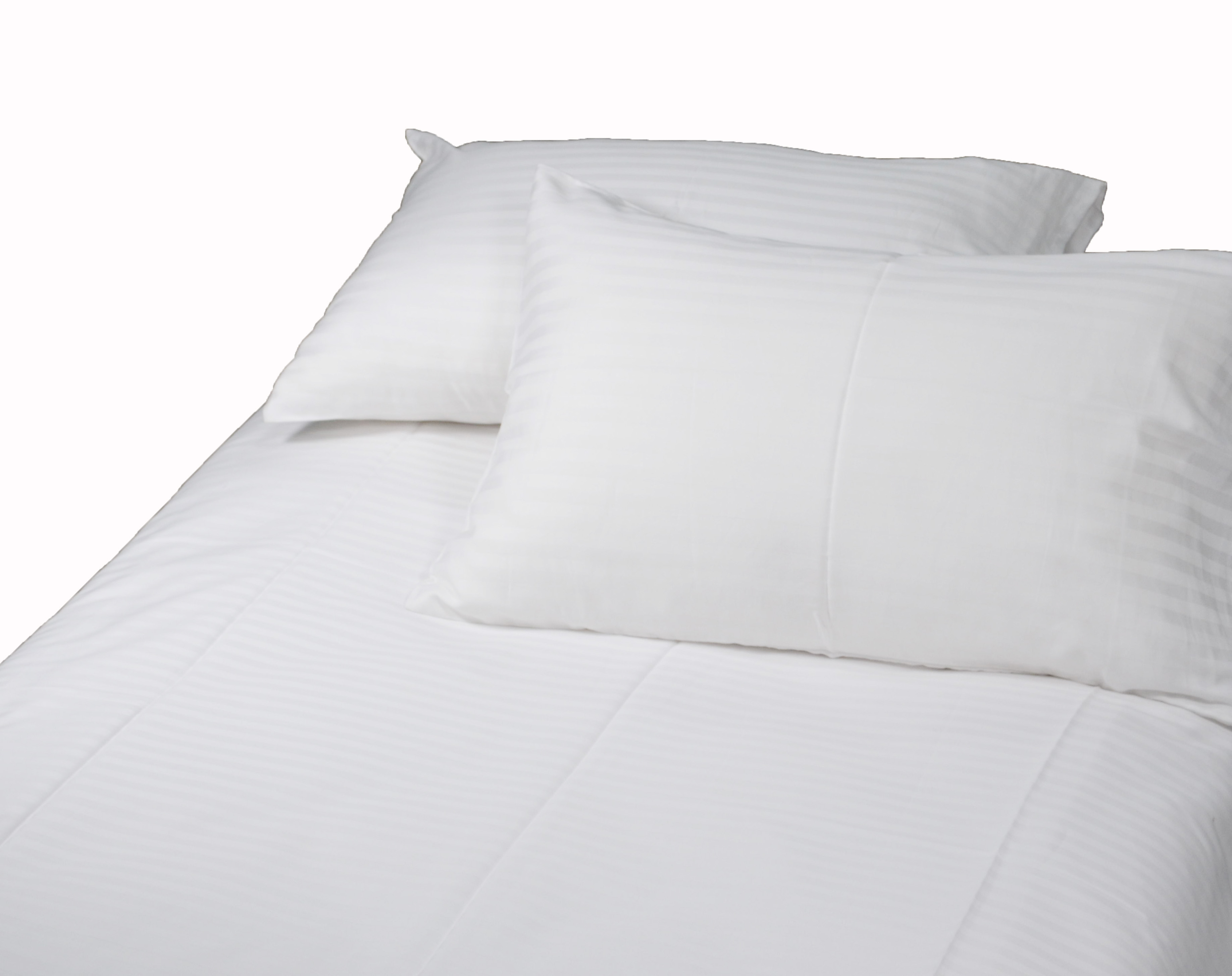 350 TC White Cotton Hotel Bed Sheet