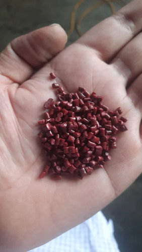 Reprocessed PP Red Plastic Granules