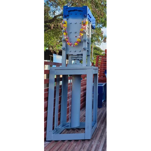 Interlocking Brick Making Machine - Color: Blue