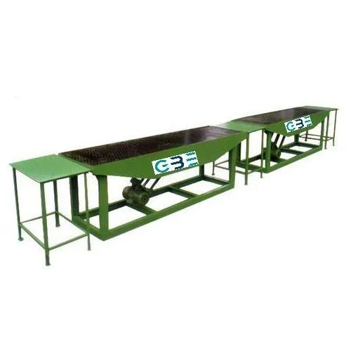 Paver Blocks Vibrator Table Machine - Color: Green