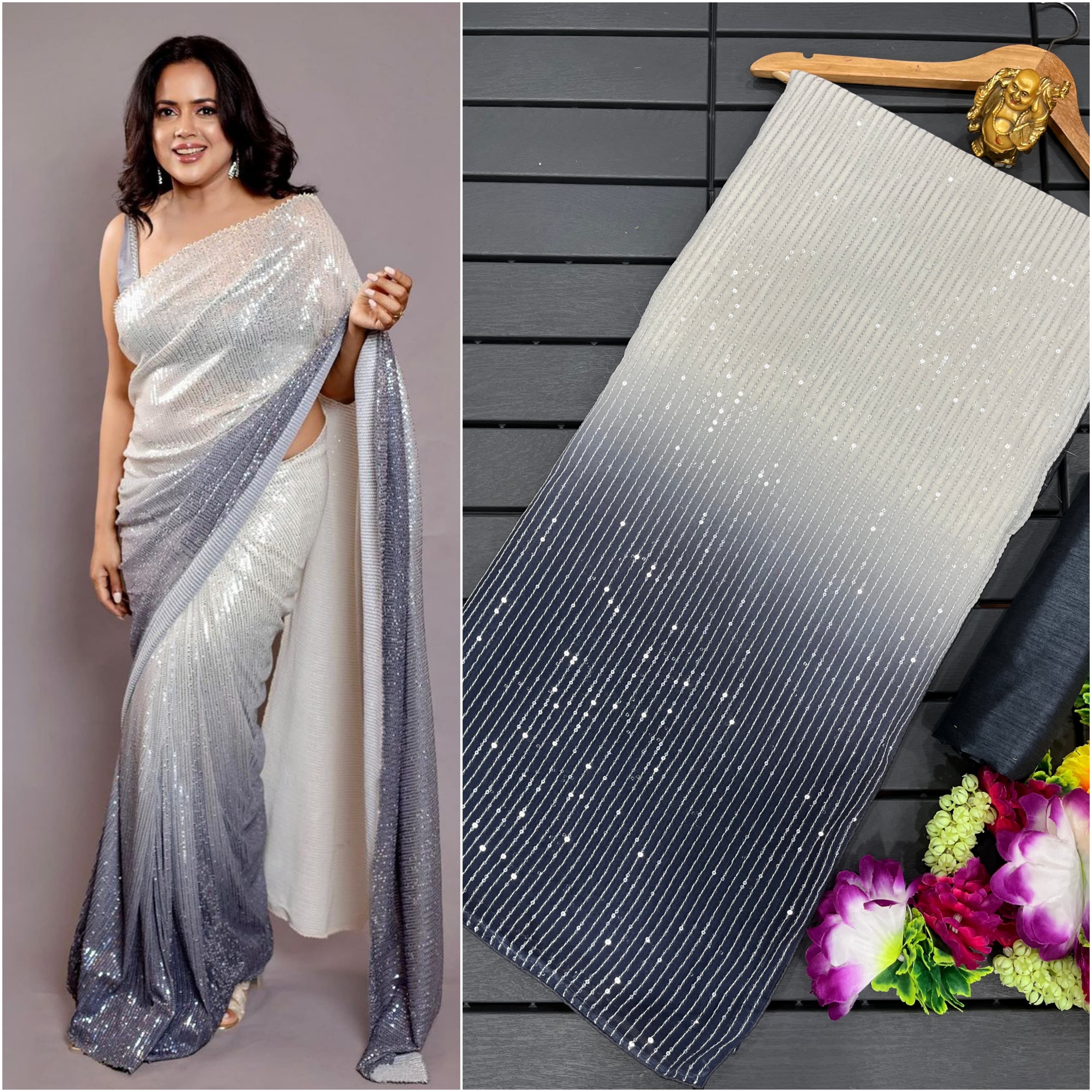 Heavy Georgette Saree