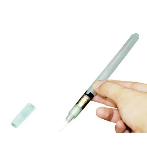 Liquid Solder Flux Pen - 0.7x2.1cm, White | Fine-Tip Applicator for Controlled Dispensing, Enhances Solder Adhesion, Prevents Oxidation, Ideal for Electronics Repair and DIY Projects