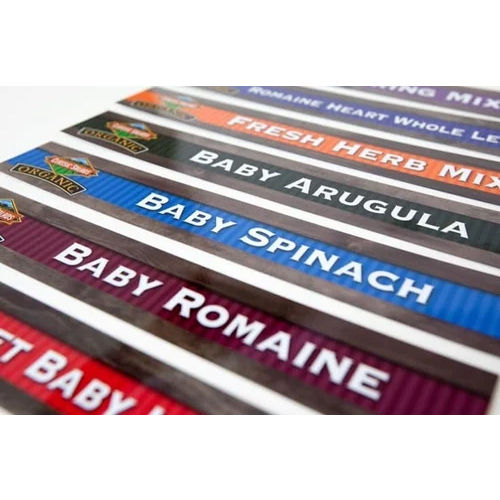 Pvc Advertisement Shelf Strips - Color: Multicolor