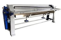 Sheet Pasting Machine - Stainless Steel, 2500mm X 1200mm X 1100mm , Silver And Blue, 2 Hp, 3000 Sheets/hour, Automatic Control System, 1-year Warranty