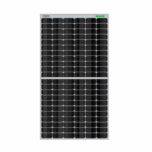 Waaree 330W Polycrystalline Solar Panel - Color: Black