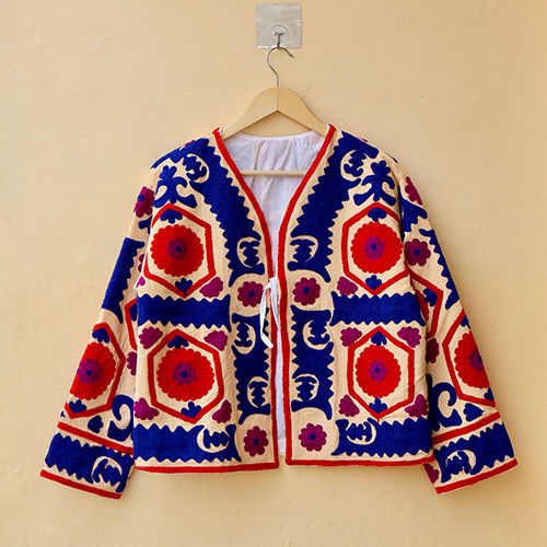 Unique Style Artisan Made Jacket - Color: Multicolor