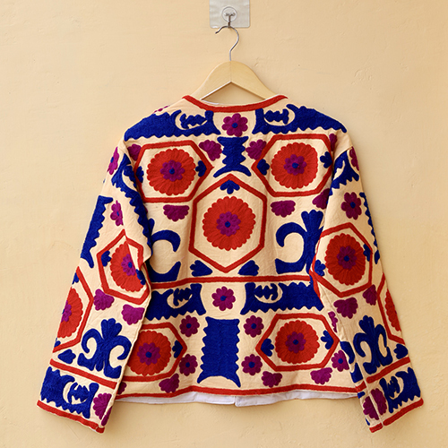 Unique Style Artisan Made Jacket - Color: Multicolor