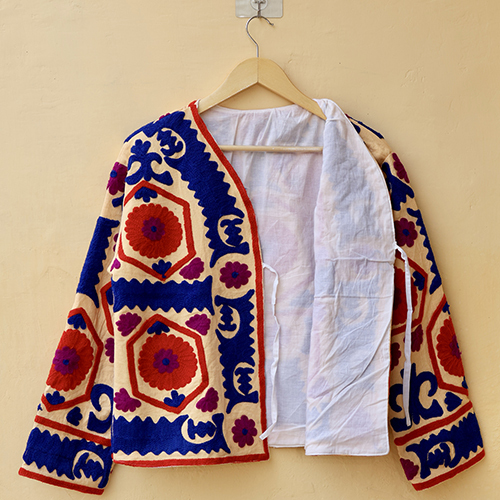 Unique Style Artisan Made Jacket - Color: Multicolor