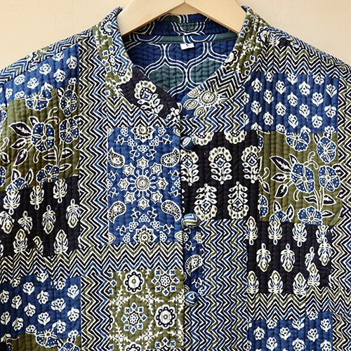 Stylish Reversible Boho Jacket - Color: Multicolor