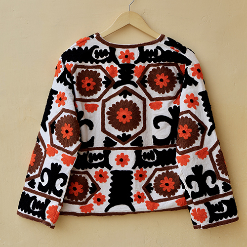 Indian Handmade Suzani Embroidery Jacket