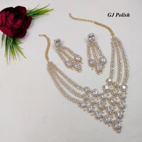 Classic Designer American Diamond  Necklace