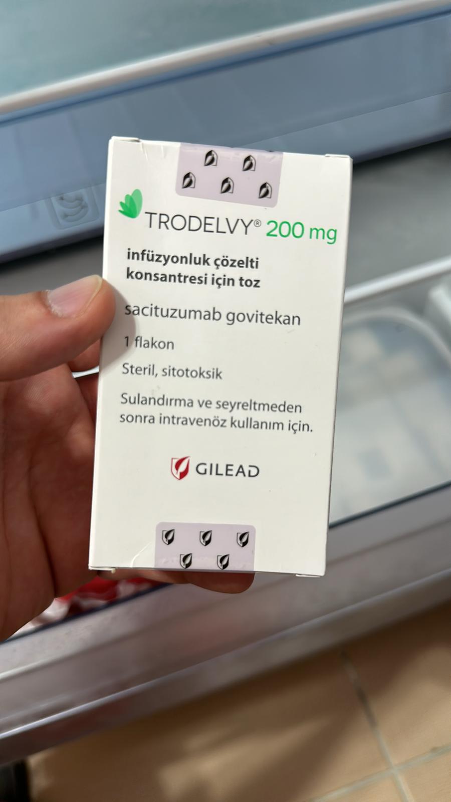 Trodelvy - 200mg Sacituzumab Govitecan-hziy Injection | Liquid Formulation Dosage As Suggested Store In Cool Or Dry Place