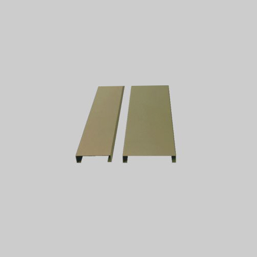 U Shaped Powder Coated Baffle Box Louver