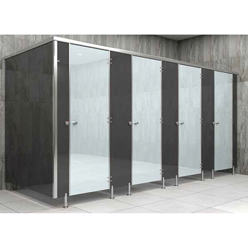 Toughened Glass Toilet Cubicle Door