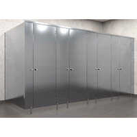 Full Stainless Steel Toilet Cubicles
