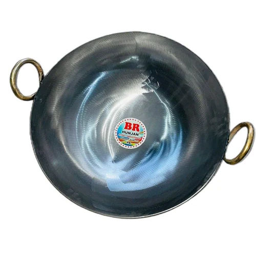 7 Kg Iron Chinese Wok - Material: Metal