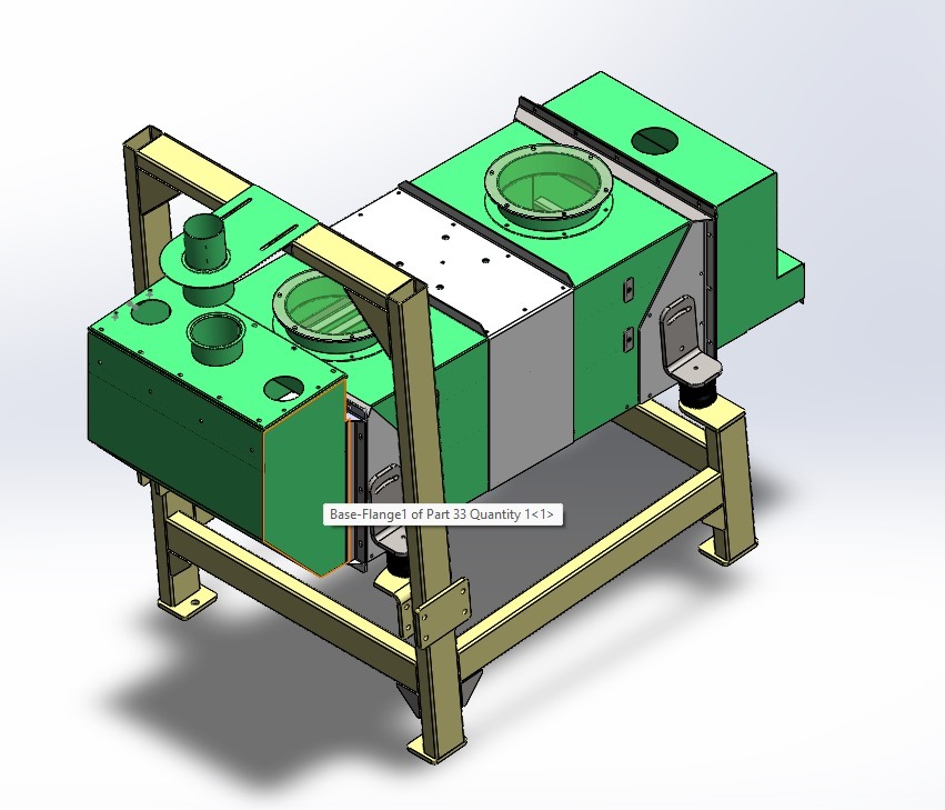 Vibro Separator - Color: Sliver