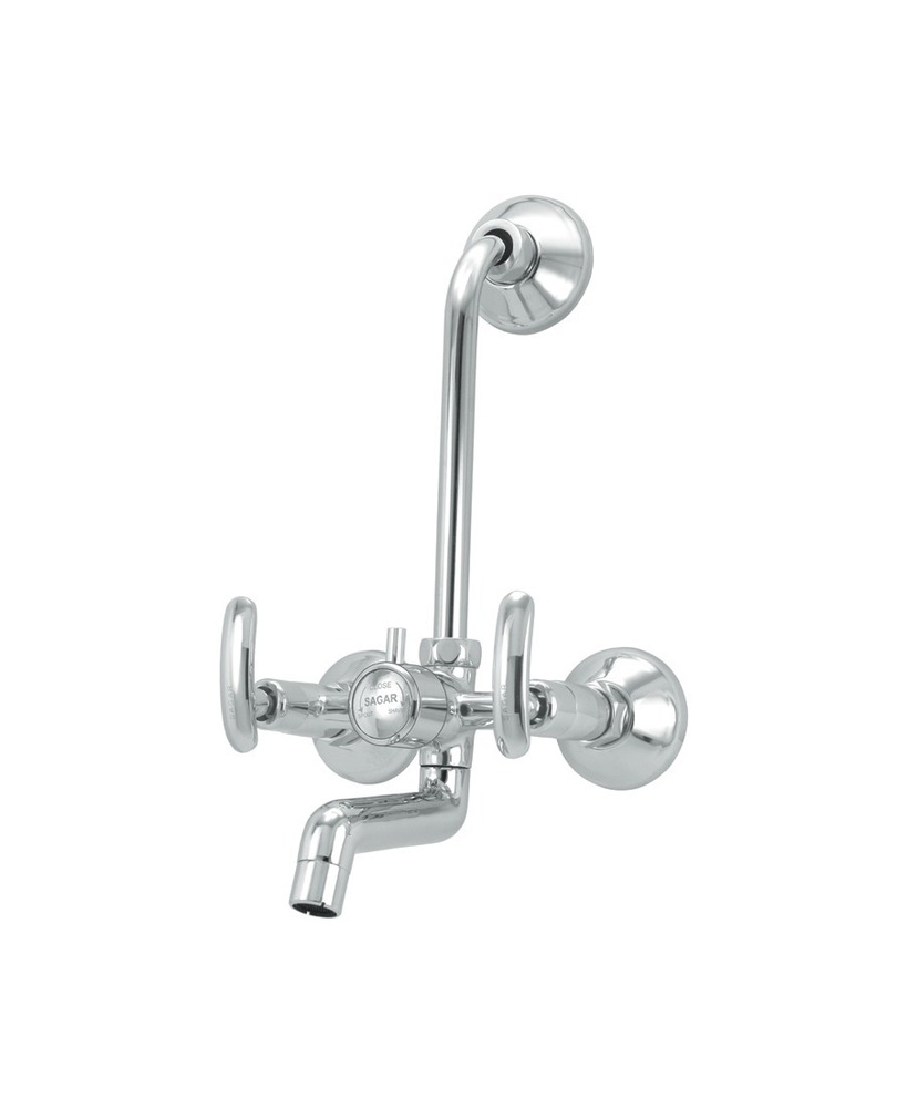 Moon 2 In 1 Wall Mixer - Color: Glocy Crome Silver