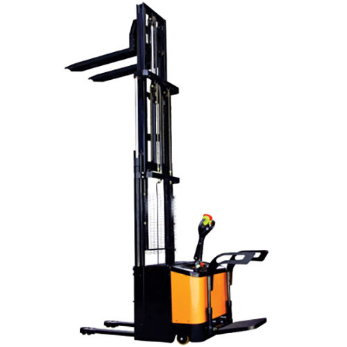 Triple Frame Stand-On Type Fully Electric Stackers - Attributes: Strong