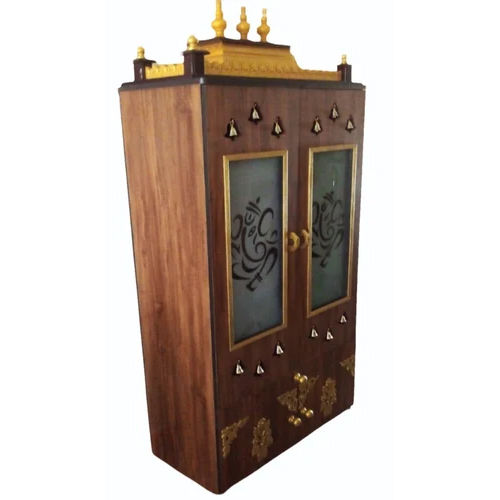 Wooden Cabinet Temple - Color: Brown