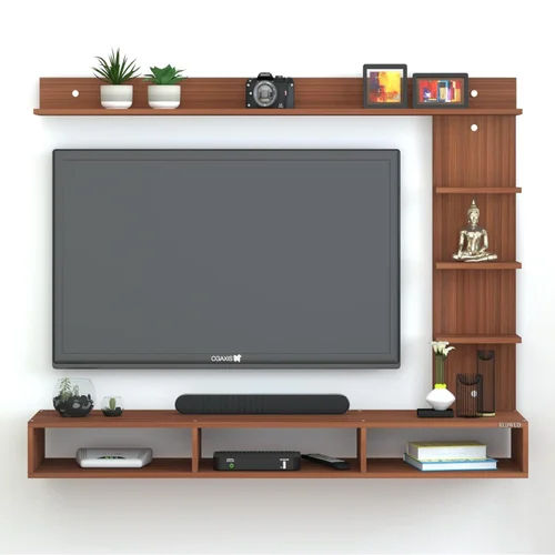 Decorative Engineered Wooden Tv Unit - Color: Brown