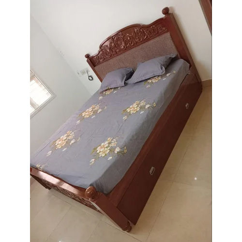 Full Size Wooden Cot Bed