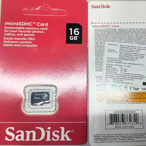 16Gb San Disk Card - Application: Computers & Laptops