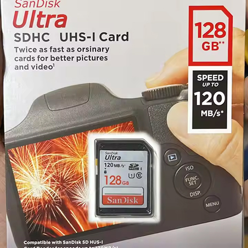 128GB UHS-I Ultra San Disk Card