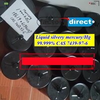 Rich stock from Top factory silvery mercury 99.995%, silvery HG/mercury cas 7439-97-6