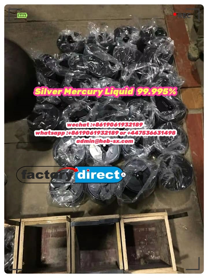 Rich Stock From Top Factory Silvery Mercury 99.995% Silvery Hg/mercury Cas 7439-97-6 - Purity: 99.999%