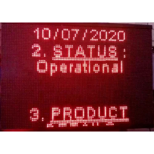 Led Display Board - Size: Stnadard