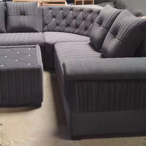 Beautiful Shape Sofa Set With Cushions - Color: Different Available