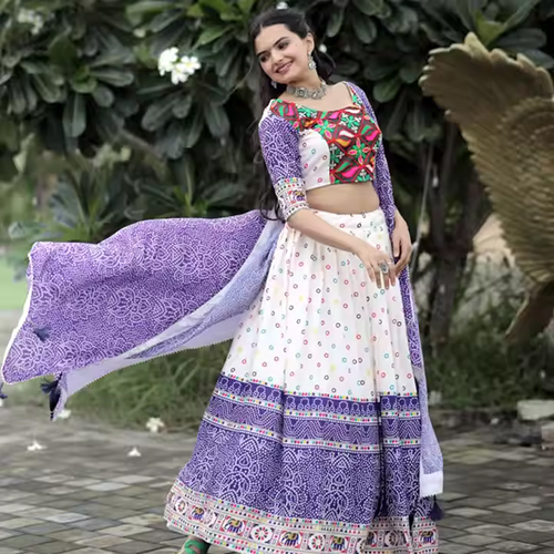 Wedding Lehenga Choli With Blouse And Duppata - Color: Different Available