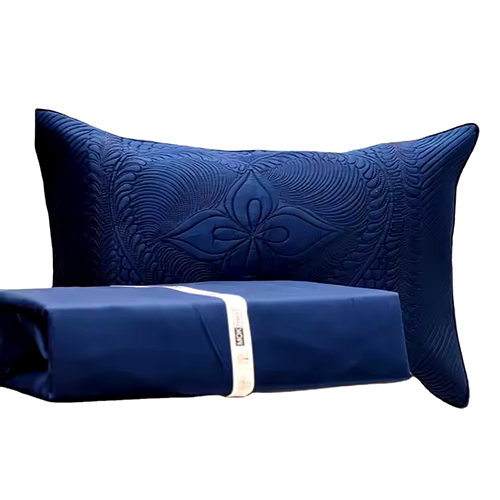 100% Cotton Queen Size Zipped Pillow Cover - Color: Different Available